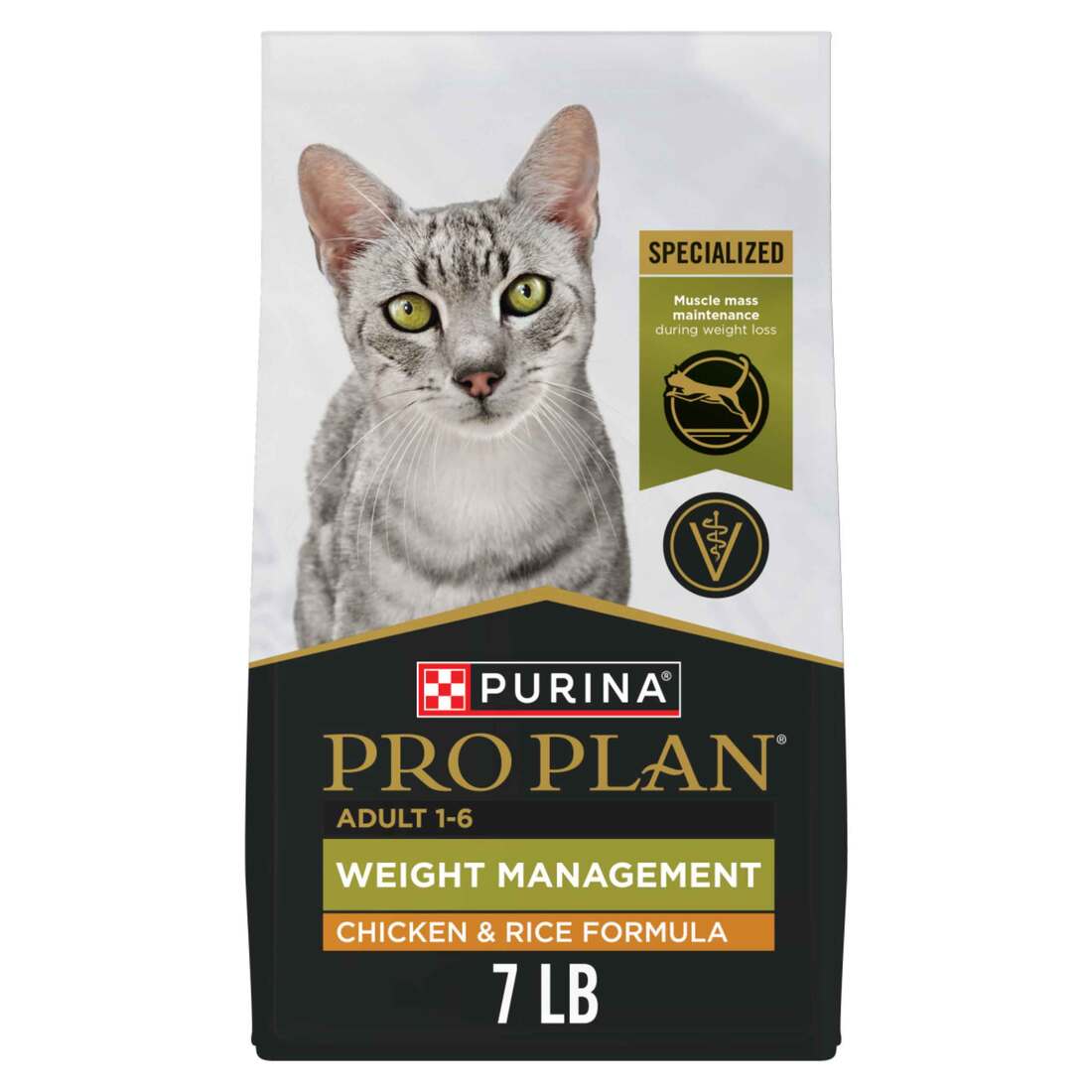 Purina Pro Plan Weight Control, High Protein Dry Cat Food, Weight Management Chicken & Rice Formula - Image 2