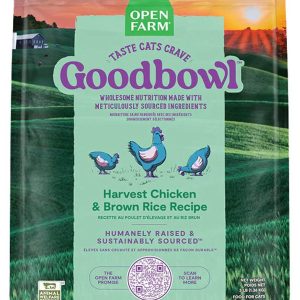 Open Farm Goodbowl Harvest Chicken and Brown Rice Recipe Dry Cat Food
