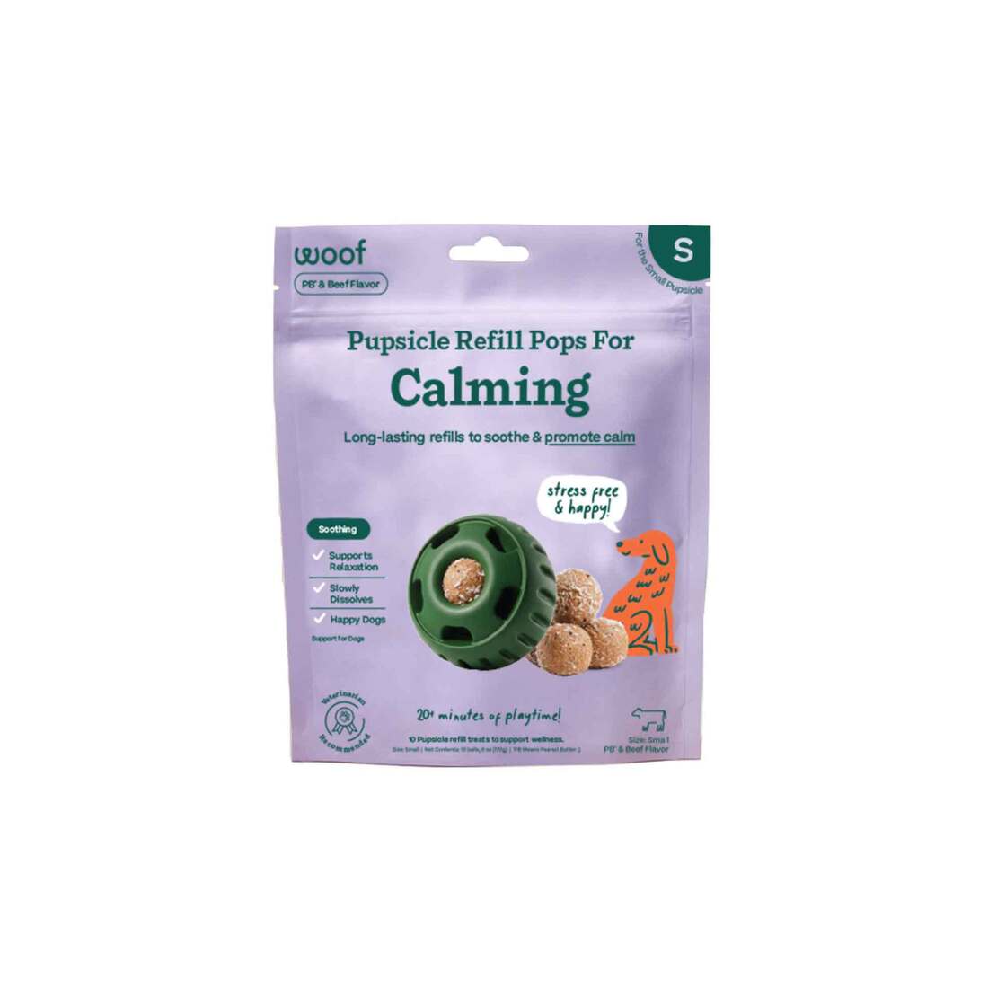 Woof Pupsicle Refill Pops Calming Dog Treat - Image 3