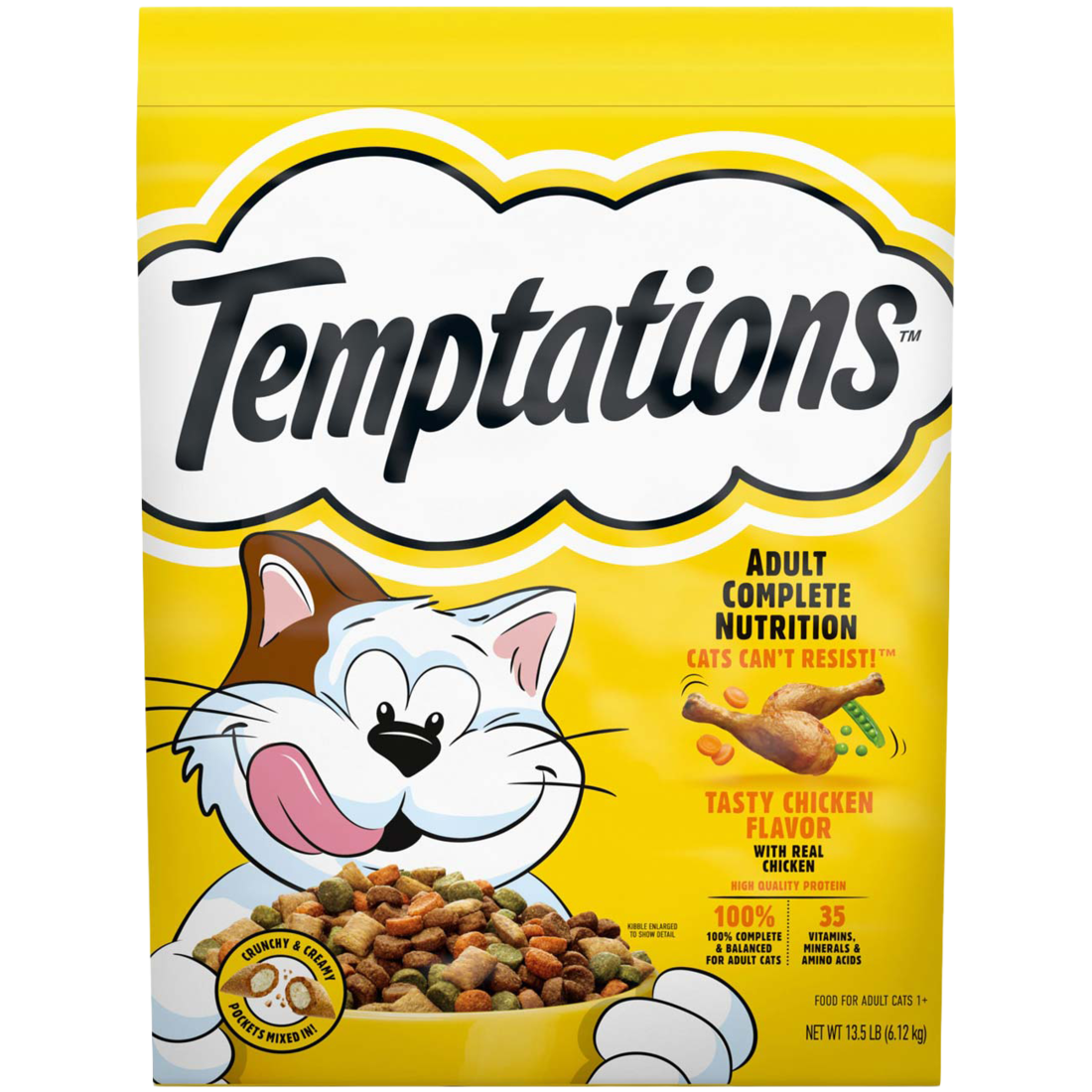 Temptations Tasty Chicken Flavor Adult Dry Cat Food - Image 2